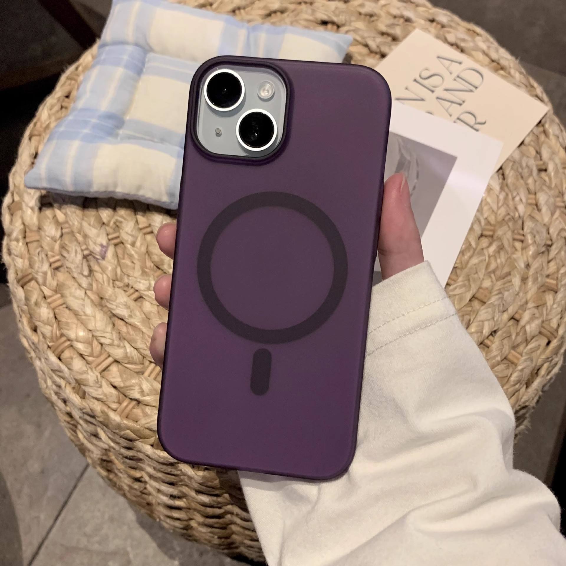 GQ374-สีม่วงเข้ม