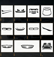 Grilles de phares antibrouillard, garnitures inférieures de pare-chocs avant, pièces automobiles en maille, installation facile, ajustement parfait pour A4 B8