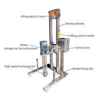 Vendite calde in acciaio inox ad alta velocità IBC ad alta shear omogeneizzatore mixer per cosmetici fertilizzante liquido