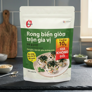 สาหร่ายทะเล - สาหร่ายกรอบผสมเครื่องปรุงรส 40 กรัม - สาหร่ายพร้อมรับประทาน ยี่ห้ออันเดอร์ โอ'ฟู้ด |   ขายส่งและรับผลิตแบบ OEM - Product Image 4