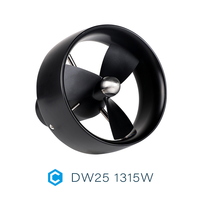 Propulseur submersible DW25 en alliage d'aluminium, étanche IP45, pour drone sous-marin robuste