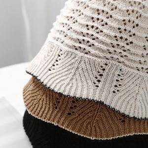 New Fashion Silk Screen Printed Promotional Lady Hollow Out Girls Summer Bucket <b>Hat</b> - Product Image 6