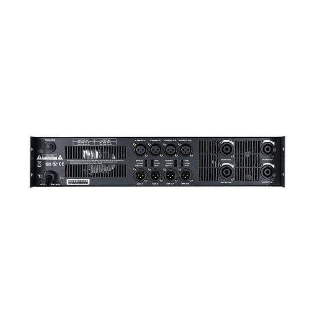 Professional 4 Channel Power Amplifier For Concerts Delivering Unmatched Sound Quality And Performance