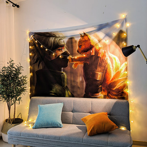 Personnalisable Polyester Fibre Polyester Tissu Anime Un Dragon Démon Zoro Luffy GOKU Action Figure Suspendus Couverture <span class=keywords><strong>Affiche</strong></span> - Product Image 3