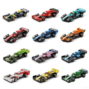 Blocchi da Costruzione per Auto da Corsa a Frizione, Kit Modello di Auto Sportiva con Piccole Particelle, Giocattolo Educativo per Bambini - Product Image 1