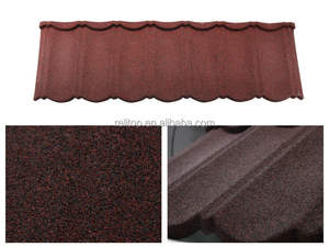 Tejas de Techo Ligeras, Recubiertas de Piedra Roja Atardecer, Económicas, Materiales para Techos - Product Image 4