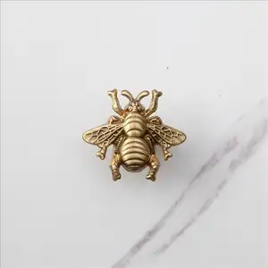 Maxery Creative Animal Imaged Cabinet Knobs Bee Shaped Pull Handles Kitchen Cabinet Door Handles Puller Drawer Knobs Gold