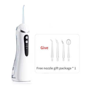 Irrigador Bucal Eléctrico Portátil Gift Smart de 300 ml, IPX7, 1600 Impulsos/Min, Batería Recargable, Control por Aplicación, para Exteriores y Hoteles - Product Image 1