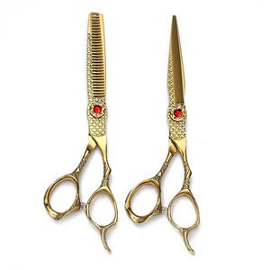 Hairdressing Scissors Flat Shears Thinning Shears Professional Haircutting Tools Metal Durable ZD151 - Product Image 2