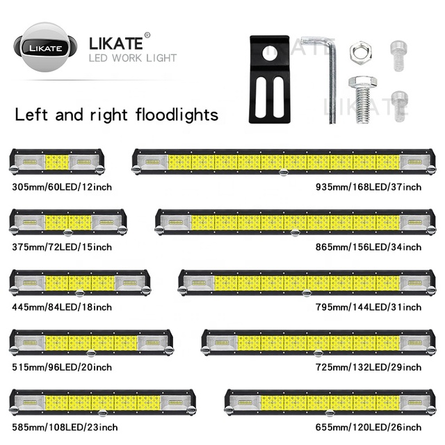26 Inch 360w Car Truck Led Offroad Light Bar for 4x4Led Light Bar Cars 12v 24v for Headlight Truck 4x4 Suv