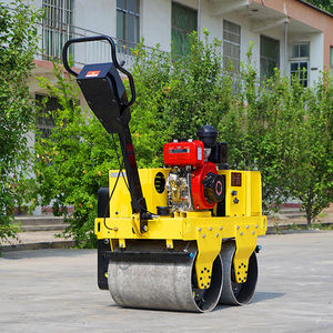 3 t neue rollmaschine laufend hinter doppeltrommel vibrator straßenroller aus china moderne rollmaschine für straße mini-verdichter straßenroller preis - Product Image 2