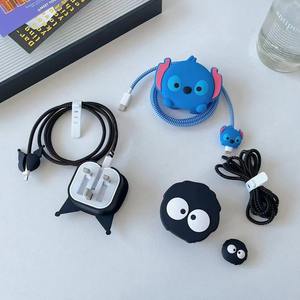 Housse de Protection pour Chargeur de Téléphone iPhone Version UK 20W, Protège-Câble en Caoutchouc de Silicone Mignon Dessin Animé 3D - Product Image 2