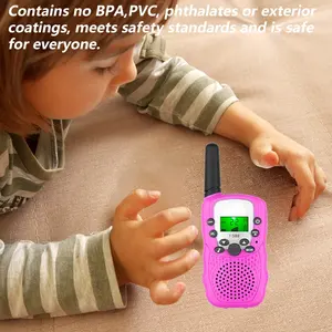 Walkie-Talkie Jumon Resistente al Agua, Frecuencia Europea y Americana, Portátil, Inalámbrico, para Exteriores, Uso Civil, Alcance de 3 km, Juguete para Niños - Product Image 4