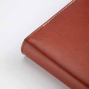 Faux Leather Travel Organizer <b>Ring</b> <b>Binder</b> Notepad Zipper Closure Portfolio Documents Presentation Features Custom Logo - Product Image 5