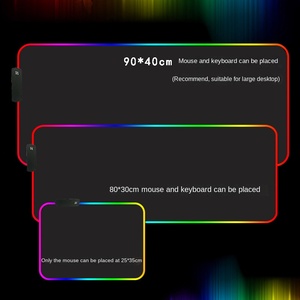 Bán buôn RGB Chuột chơi game pad Máy tính chơi Game kích thước tùy chỉnh trò chơi cao su không trượt Chuột Mat - Product Image 2