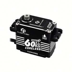 NUEVO 60KG Torque CLS3860MED Potenciómetro impermeable Engranaje helicoidal Servo digital Servo sin núcleo para RC Car Crawler Car - Product Image 2