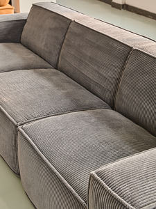 Sofá Seccional en Forma de L de Tres Plazas para Sala de Estar, Estilo Moderno y Lujoso, Tapizado en Corduroy, Esponja Comprimida y Envasado al Vacío para Mayor Comodidad - Product Image 4