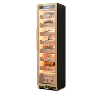 Humidor Eléctrico para Cigarros NE-196 Independiente de 380L Extra Grande con Capacidad para 2800 Cigarros, Revestimiento de Madera Sólida y Control de Temperatura y Humedad - Product Image 1