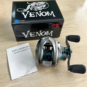 VENOM-carrete de fundición TC900, rodamiento de bolas: 11 + 1, bote de agua salada grande, carrete de pesca, Rock Black <span class=keywords><strong>Surf</strong></span> - Product Image 6