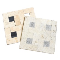 Carreaux de mosaïque en céramique modernes 300x300mm, 10mm d'épaisseur, texture imitation pierre, antidérapants/résistants à l'usure pour murs, sols, hôtels, villas