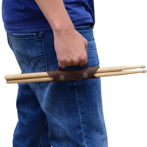 Custom Drumstick Kit Opbergzakken Houder Luxe Gift Lederen Drum Stok Organiseer Case Handvat Voor Drummer