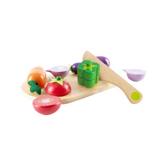 Jingphoohi — jouets pour enfants, ensemble d'aliments, coupe de légumes en bois, jeu pour les petits - Product Image 1