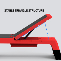 Plateforme de Step Rouser Fitness pour Exercices Cardio, Stepper Aérobique, Planche d'Équilibre Réglable, Banc d'Entraînement pour Musculation