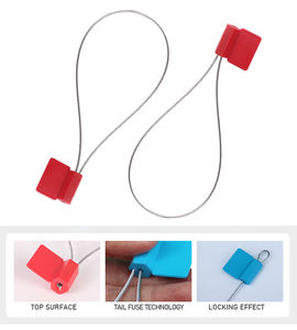 Scellés de câbles en plastique blanc multi-usages, haute sécurité, multicolores, imperméables, personnalisés <span class=keywords><strong>Imca</strong></span> - Product Image 5