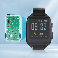 Montre connectée Lora VK11 carrée en gel de silice, avec fonction de délimitation de zone, pour la gestion des tâches et les soins aux personnes âgées, transmission sécurisée, protocole LoRaWAN, montre SOS
