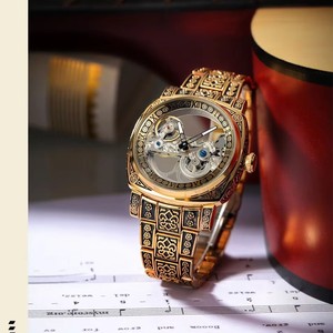 Retro men's automatic <b>mechanical</b> <b>watch</b> carved hollow <b>watch</b> fashionable automatic <b>mechanical</b> <b>watch</b> - Product Image 3