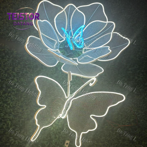 ไฟ LED ลายดอกทานตะวันสำหรับตกแต่งสวนกลางแจ้ง สนามหญ้า และงานเทศกาล - Product Image 5