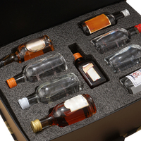 Boîte cadeau pour whisky élégante et unique à double couche, boîte cadeau créative de type folio pour vin micro-brassé avec mousse EPE