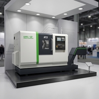 Centre d'usinage HT3, commande CNC FANUC, 2 axes, porte-outils à 8 positions, haute précision, tour CNC de moyenne capacité