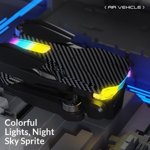 Drone pliable 8K HD pour photographie aérienne, avec moteur brushless, positionnement par flux optique, longue autonomie, modèle d'avion télécommandé - Product Image 2