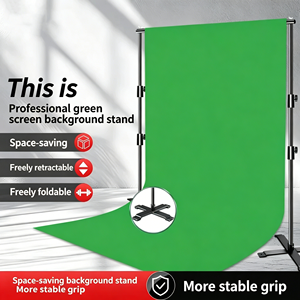 Soporte de Fondo Fotográfico Ajustable de 2.8*3.3M, Sistema de Soporte de Fondo Resistente para Estudio Fotográfico, Video y Fiestas - Product Image 1