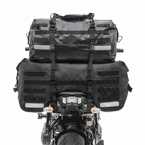 Motorfiets zadeltas waterdichte achterzit-droge tas 40L achtertas voor fietsen TPU EVA PVC materialen - Product Image 5