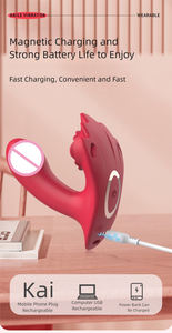 Estimulador de clítoris rosa para mujer, máquina sexual, aplicación de Control remoto, bragas, vibrador, consolador, juguete para masturbador femenino, parejas, productos para adultos - Product Image 5