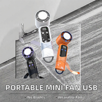 Mini ventilateur portatif rechargeable à haute vitesse, refroidissement rapide, USB, portable et alimenté par batterie