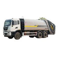 Camion à ordures compacteur 6x4 22 m³ avec système hydraulique à bras oscillant pour la collecte des déchets