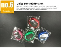 Échantillons Gratuits – Bracelet LED en Silicone Léger et Économique avec Télécommande pour la Remise des Diplômes et la Saint-Valentin – Étanche