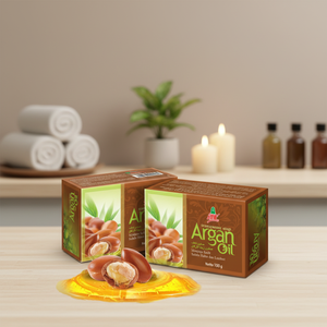 Argan Oil Infused Transparent <b>Soap</b> Bar Moisturizing Skin Care Cleansing Bath <b>Soap</b> for Smooth Healthy Skin OEM - Product Image 3