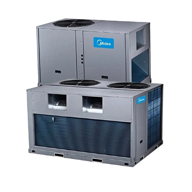 Midea Oem Reliable 15 Ton Central Air Conditioners for Conference Room Hvac Solution Temperature Control Rooftop Package Unit