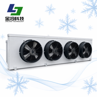 DL470 JINlENG Refroidisseur d'air pour chambre froide en acier inoxydable à montage au plafond, évaporateur à tambour à quatre ventilateurs, moteur pour grande chambre froide alimentaire