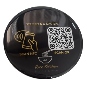 Personalizado inteligente personalizado impreso <span class=keywords><strong>Rfid</strong></span> Nfc restaurante disco en blanco menú redondo etiqueta de disco - Product Image 2