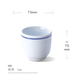 Tasses à thé réutilisables de mélamine d'épaisseur en plastique empilable imprimée de bon sentiment de main - Product Image 5