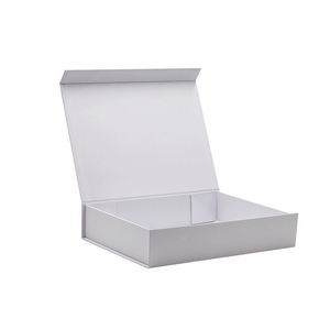 Boîte cadeau en papier pour emballage de foulards blancs peu profonds A4, emballage de produits de mode en gros - Product Image 4