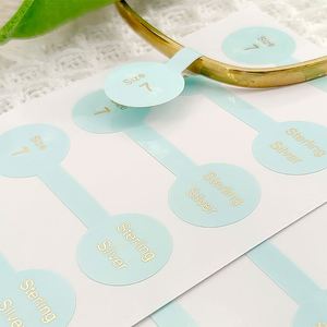 Autocollants adhésifs personnalisés résistants aux UV et imperméables pour bijoux, lunettes de soleil, cosmétiques (soins de la peau et parfums) - Product Image 1