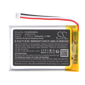 Batterie pour moniteur vidéo pour bébé <span class=keywords><strong>Babysense</strong></span> V24R, AHB523450 1000mAh / 3.7Wh - Product Image 2