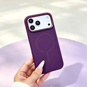 เคสโทรศัพท์กันกระแทกและกันน้ำ S009 Skin Feeling Magnetic Real Silicone สำหรับ iPhone 18 17 16 15 14 13 Pro Max - Product Image 1