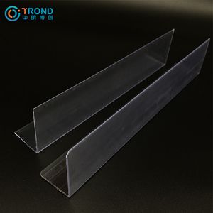 Équipement d'affichage pour supermarchés, séparateur d'étagères en plastique magnétique en forme de <span class=keywords><strong>L</strong></span> pour étagères métalliques, fournitures essentielles pour <span class=keywords><strong>l</strong></span>'entreposage - Product Image 4